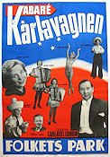 Kabaré Karlavagnen 1941 affisch Carl-Axel Lundin Birgit Glantz Gunnar Ekvall Torsten Cassel Hitta mer: Revy