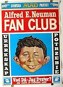 MAD Fan Club 1969 affisch MAD Alfred E Neuman Från serier