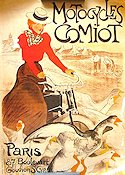 Motocycles Comiot 1916 affisch 