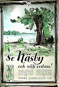 Inom Näsby Park försäljas tomter 1929 affisch 