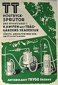 TT Trygg högtrycksprutor Örebro 1948 affisch Hitta mer: Advertising