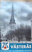 Västerås den vackra turist- och industristaden vid Mälaren 1948 affisch Resor