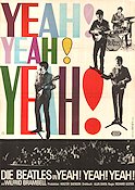 Yeah Yeah Yeah! 1964 poster Beatles John Lennon Paul McCartney Richard Lester Rock och pop Musikaler