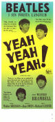 Yeah Yeah Yeah! 1964 poster Beatles John Lennon Paul McCartney Richard Lester Rock och pop Musikaler