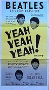 Yeah Yeah Yeah! 1964 poster Beatles John Lennon Paul McCartney Richard Lester Rock och pop