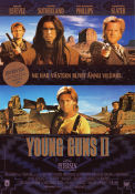 Young Guns II 1990 poster Emilio Estevez Geoff Murphy