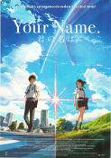 Your Name 2016 poster Ryunosuke Kamiki Makoto Shinkai Animerat Hitta mer: Anime Filmen från: Japan