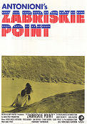 Zabriskie Point 1970 poster Mark Frechette Michelangelo Antonioni