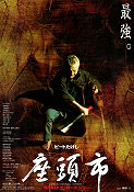 Zatoichi 2004 poster Tadanobu Asano Takeshi Kitano Filmen från: Japan Kampsport Asien