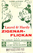 Zigenarflickan 1936 poster Helan och Halvan Laurel and Hardy James W Horne