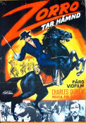 Zorro tar hämnd 1971 poster Charles Quiney